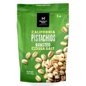 Member's Mark Roasted & Salted Pistachios, 48 oz.