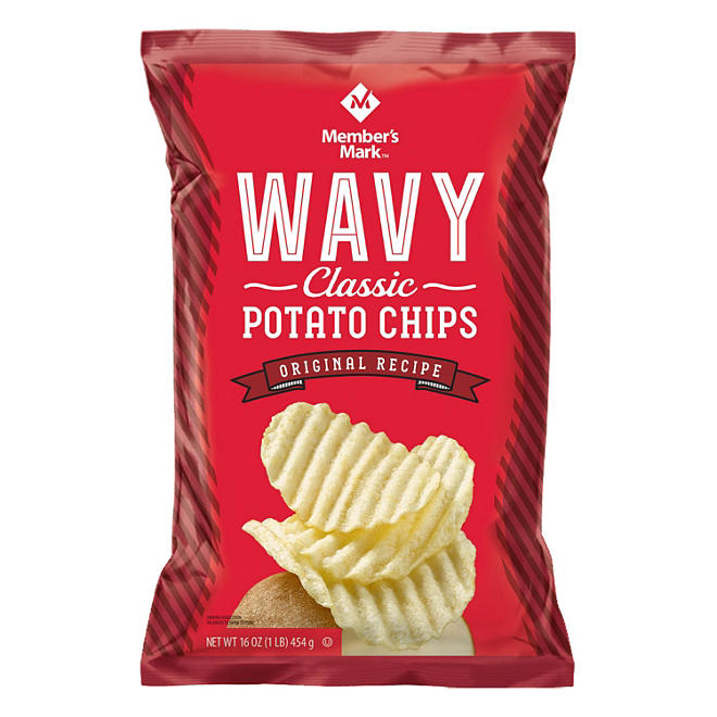 Member's Mark Wavy Potato Chips 16 oz.