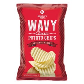 Member's Mark Wavy Potato Chips, 16 oz.