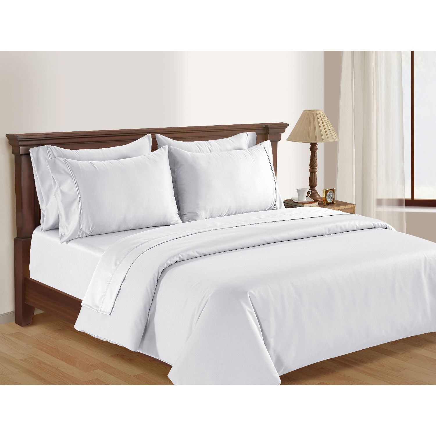 Hotel Premier Collection Egyptian Cotton Duvet Set by Member’s Mark, 650-Thread-Count