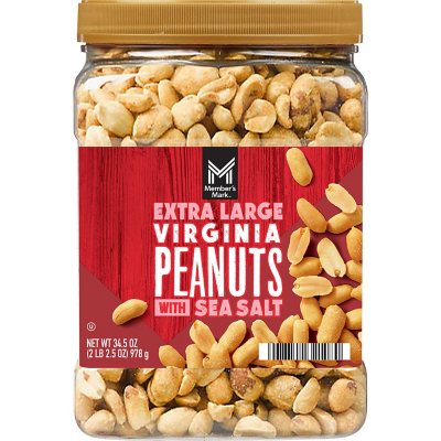 Great Value Honey Roasted Peanuts, 34.5 oz 