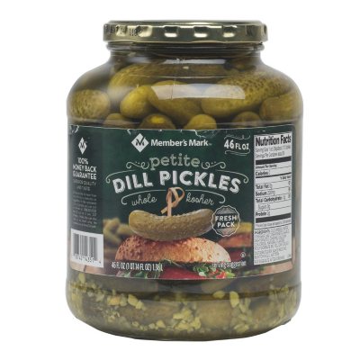 Member S Mark Petite Dill Pickles 46 Oz Sam S Club