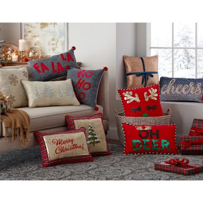 Christmas Decorative Pillows Couch