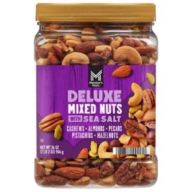 Member's Mark Deluxe Mixed Nuts with Sea Salt, 34 oz.