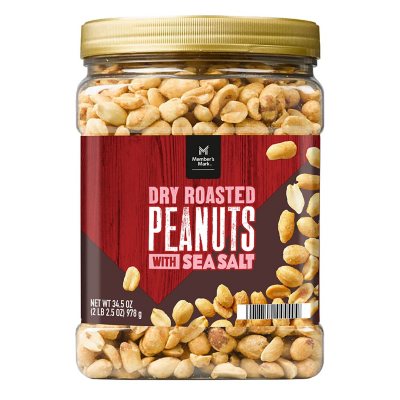 Member’s Mark Dry Roasted Peanuts with Sea Salt (34.5 oz.)