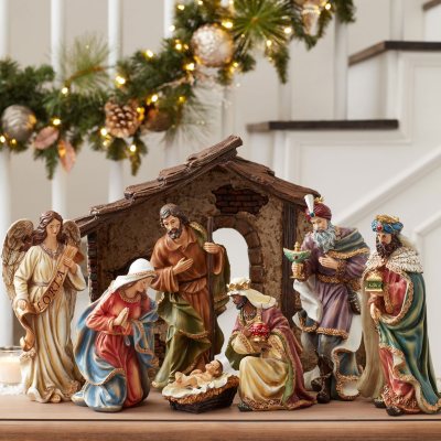 Buy Danforth - Pig Herder's Wife, Pewter Nativity Set Online @ ₹2756