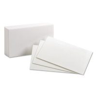 Oxford - Index Cards, Unruled, 3 x 5" - 100 Cards