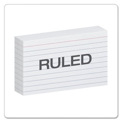 Oxford Blank Index Cards, 4 x 6, White (2 Pack)