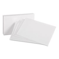 Oxford - Index Cards, Unruled, 4 x 6" - 100 Cards