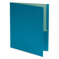 Earthwise by Oxford - Earthwise 100% Recycled Paper Twin-Pocket Portfolio -  Blue