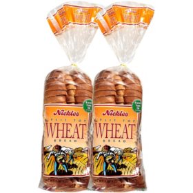 Nickles Split Top Wheat Bread 20 oz., 2 pk.