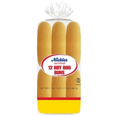 Nickles Hot Dog Buns, 12 ct. - Sam's Club