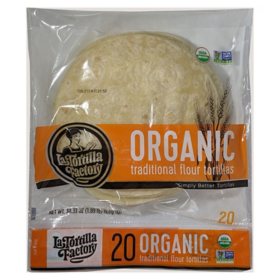 La Tortilla Factory Organic Flour Tortilla 30.33 oz.