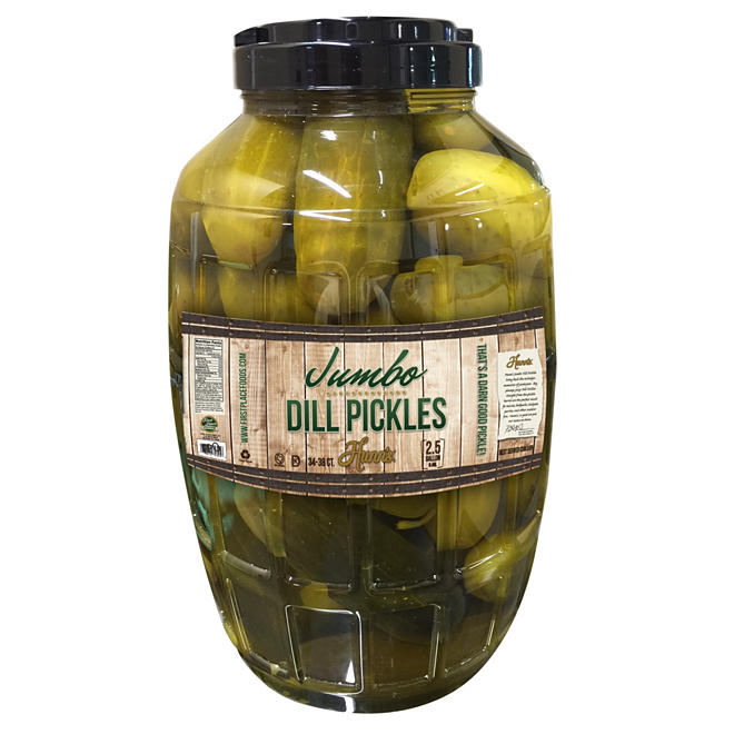 Hunn's Jumbo  Dill Pickles (2.5 Gallon) 