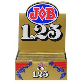 JOB Gold 1.25 Cigarette Papers, 24 ct.