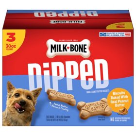 Milk-Bone Peanut Butter Dipped Dog Biscuits (90 oz.)