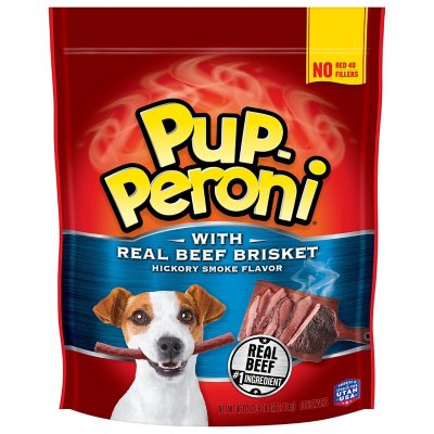Pup-Peroni Dog Treats with Real Beef Brisket, Hickory Smoked Flavor (46  oz.) - Sam's Club