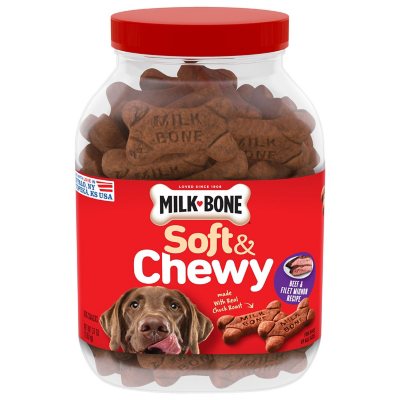 Milk Bone Soft Chewy Dog Treats Beef Filet Mignon 37 oz. Sam s Club