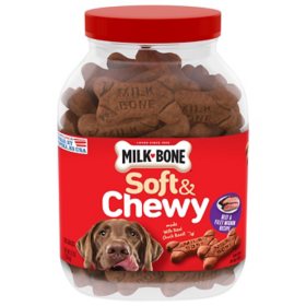 Milk-Bone Soft & Chewy Dog Treats, Beef & Filet Mignon 37 oz.
