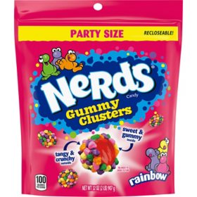 Nerds Gummy Clusters, Party Size, 32 oz.