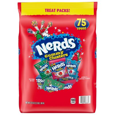 Nerds Holiday Gummy Cluster, Treat Size, 75 Ct. - Sam's Club