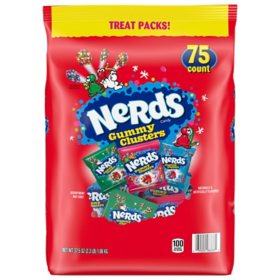 Nerds Holiday Gummy Cluster, Treat Size, 75 ct.