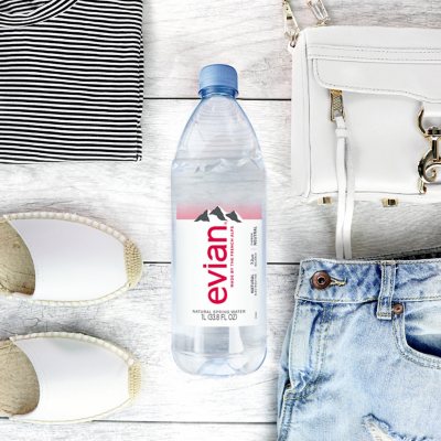 Buy Evian Natural Spring Water Plastic Bottle Multipack, 8 x 1.5 L at The  Bottle Club