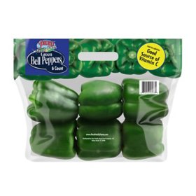 Green Bell Peppers 6 ct.