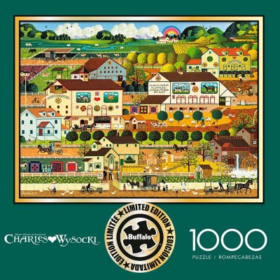 Buffalo Games Interlocking Jigsaw Puzzle, 1000 pc.:- Amish Country