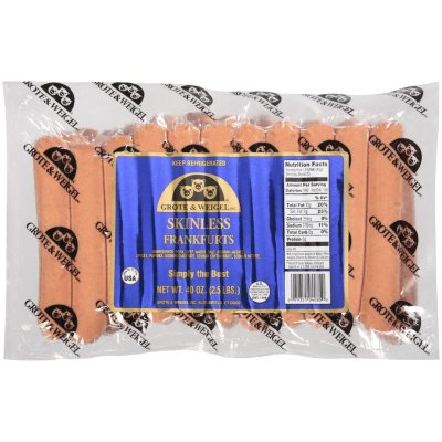 Grote & Weigel Skinless Frankfurts - 40 oz. - Sam's Club