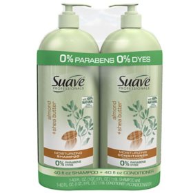 Suave Professionals Almond Shea Butter Shampoo Conditioner 40