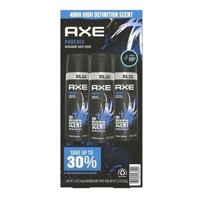 Validatie Premisse Niet verwacht AXE Dual Action Body Spray Deodorant Phoenix (5.1 oz., 3 pk.) - Sam's Club