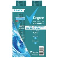 Degree Men Body Wash & Soak, Cool Rush (22 fl. oz., 2 pk.)