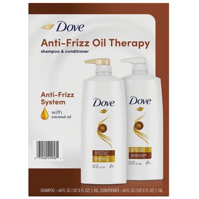 Dove Anti-Frizz Oil Therapy Shampoo (40 fl. oz., - Sam's Club