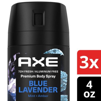 Axe Fine Fragrance Collection Men's Premium Deodorant Spray Blue