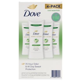 Dove Advanced Care Cool Essentials Deodorant, 2.6 oz., 4 pk.