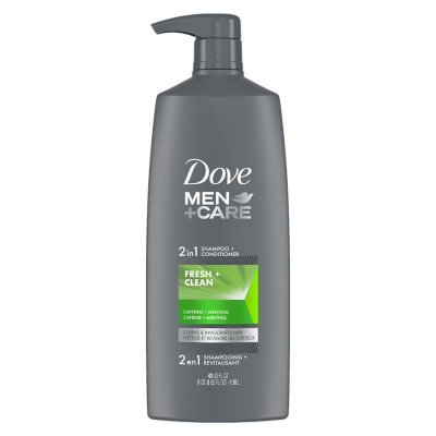 Dove Men+Care 2-in-1 Shampoo + Conditioner, Fresh & Clean (40 fl. oz.) - Sam's  Club