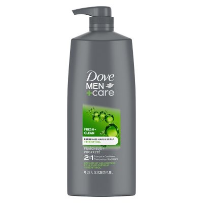 Dove Men+Care 2-in-1 Shampoo + Conditioner, Fresh & Clean (40 fl. oz.) - Sam's  Club