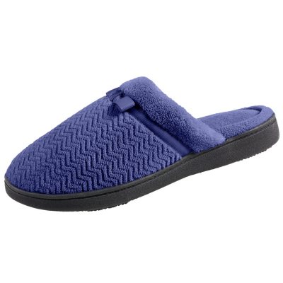 Isotoner Women's Chevron Microterry Clog Slippers - Sam's Club