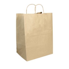 Member's Mark Large Shopping Bags, Brown (200 ct.)