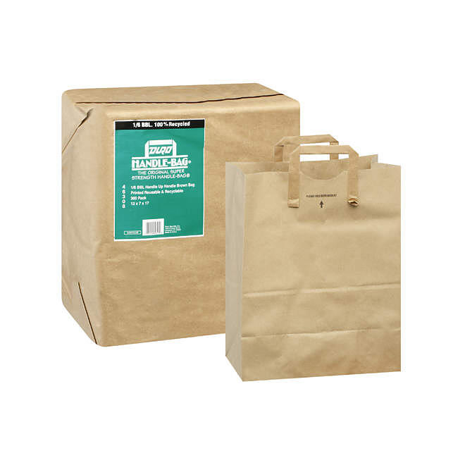 Duro Brown Paper Handle Bag 300 ct.