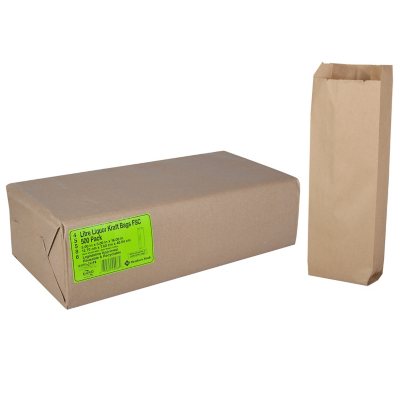  BagKraft Brown Paper Bags with Handles Mixed Size
