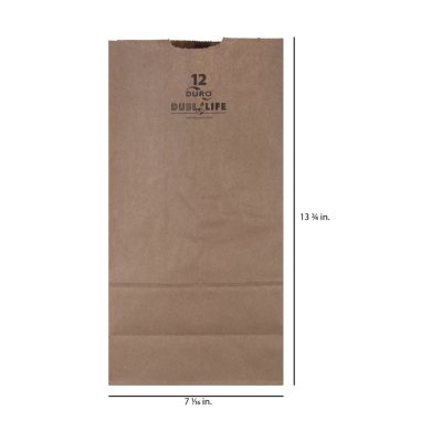 Brown Paper Bags - 2 lb. 100% Recycled Paper Bags