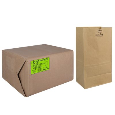 Duro 10 lb. Brown Paper Bag - 500/Bundle