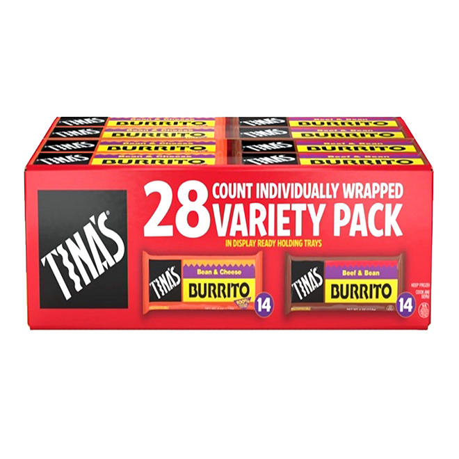 Tina's Burritos Variety Pack (28 ct.)