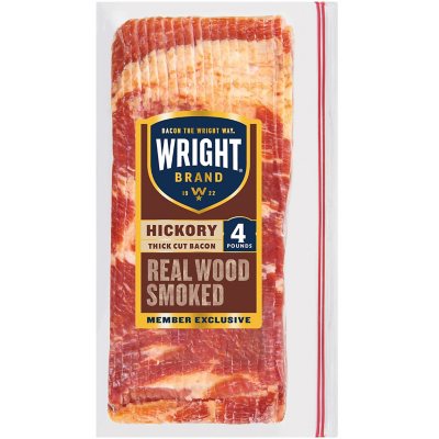 4 packs Hickory Smoked Country Bacon