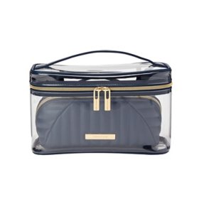 Conair Tartan + Twine Train Case Cosmetic Bag Set