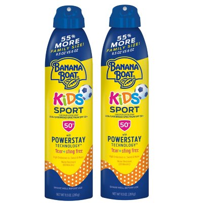 Banana boat on sale sunscreen spray