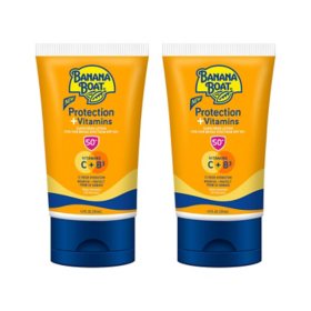 Banana Boat Protect + Vitamins Sunscreen Lotion, SPF 50 (4.5 oz., 2 pk.)
