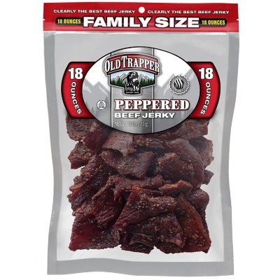 Old Trapper Peppered Beef Jerky (18 oz.) - Sam's Club